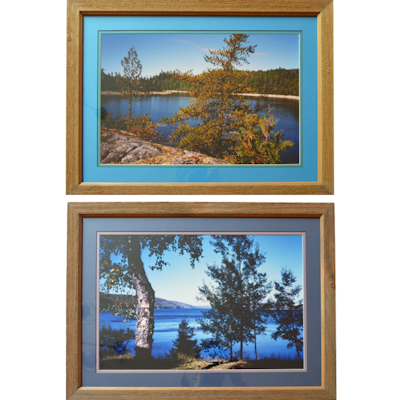 Pair of Color Landscape Photographs Pair of Color Landscape Photographs
