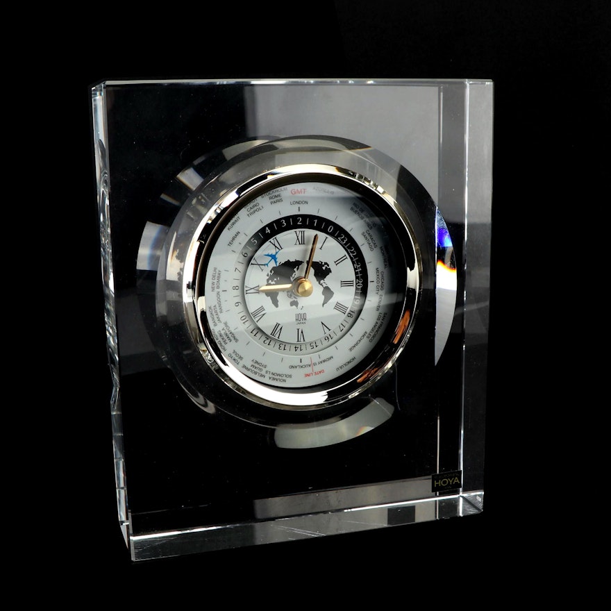 HOYA Crystal World Clock