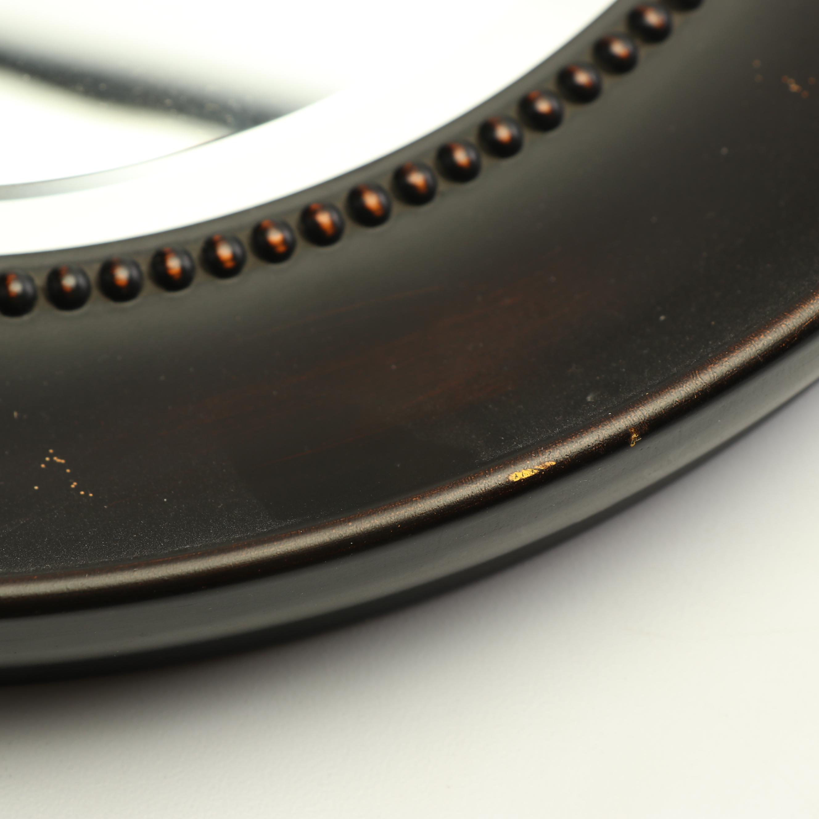 Pier 1 Mercury Glass Jar with Wall Mirror and Pillar Candlesticks EBTH