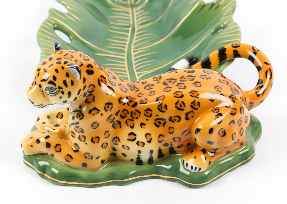Lynn Chase Jaguar Jungle Jaguar And Leaf Server EBTH