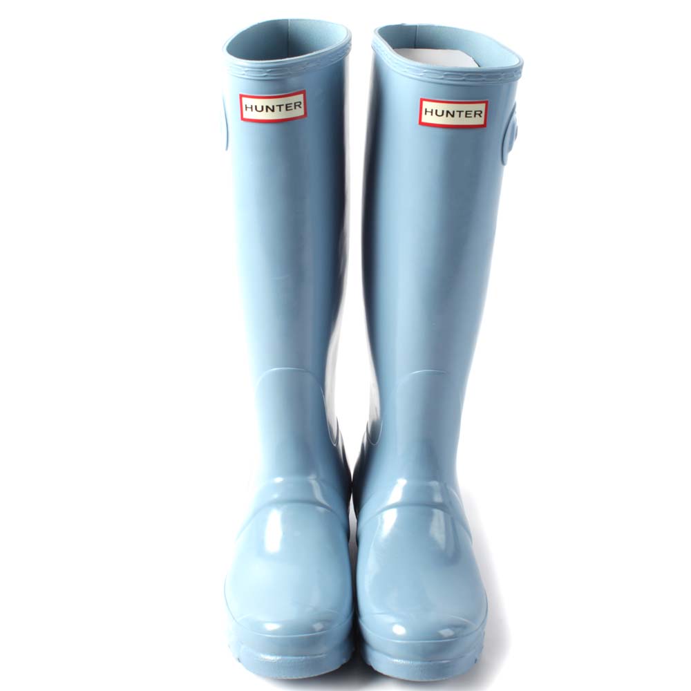 pale blue hunter boots