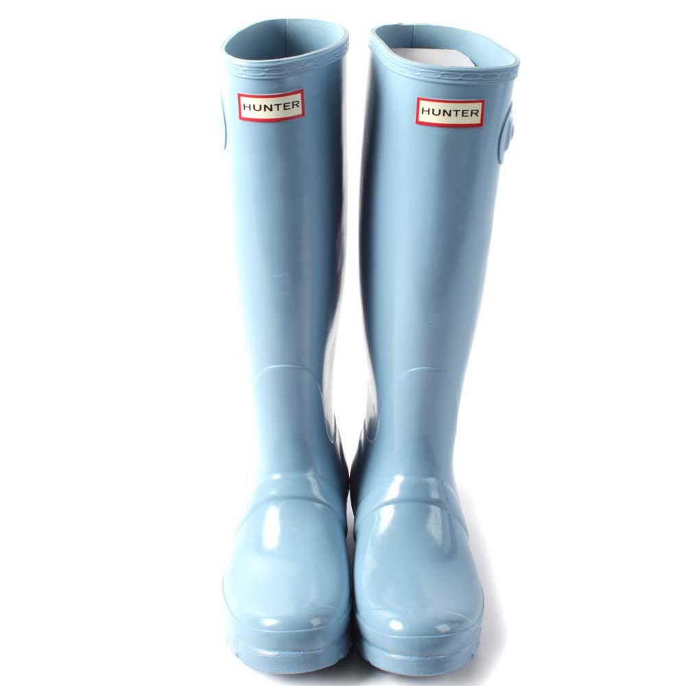 blue hunter rain boots