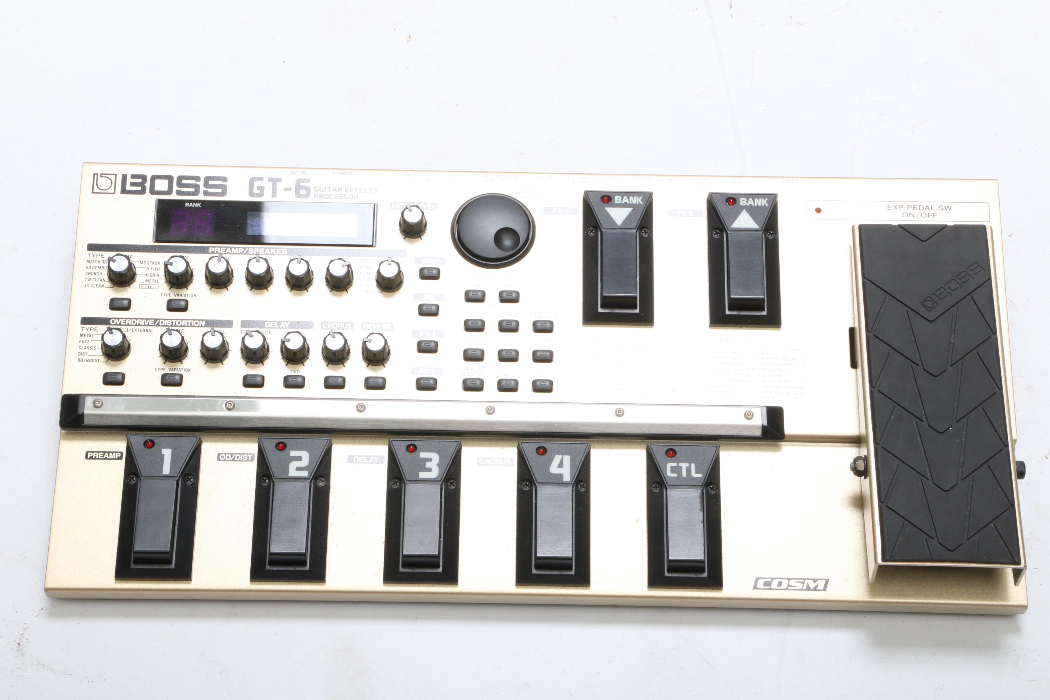 Boss GT6 Guitar Effects Processor EBTH