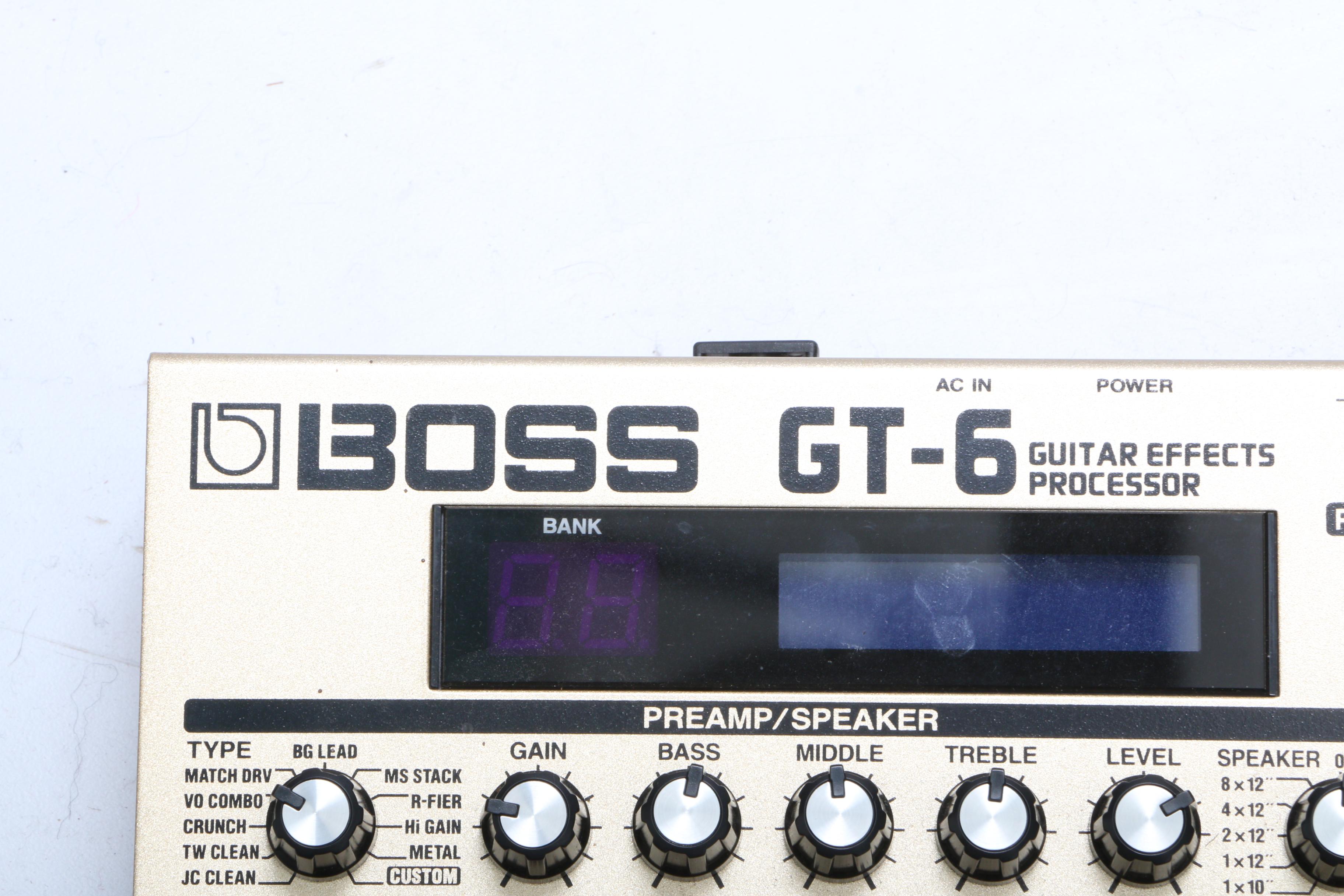 Boss GT6 Guitar Effects Processor EBTH