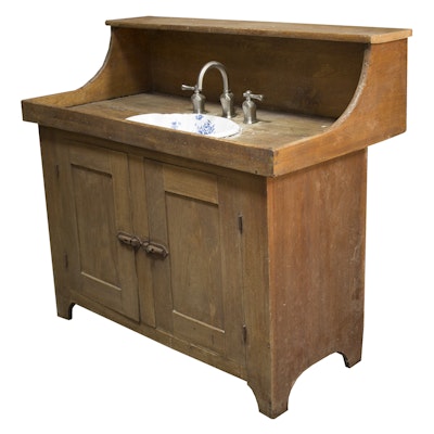Retrofitted Antique Dry Sink Retrofitted Antique Dry Sink