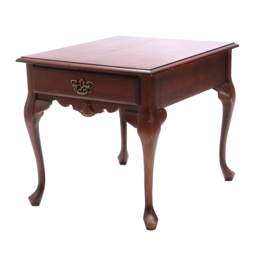 Queen Anne Style End Table by Cort Furniture