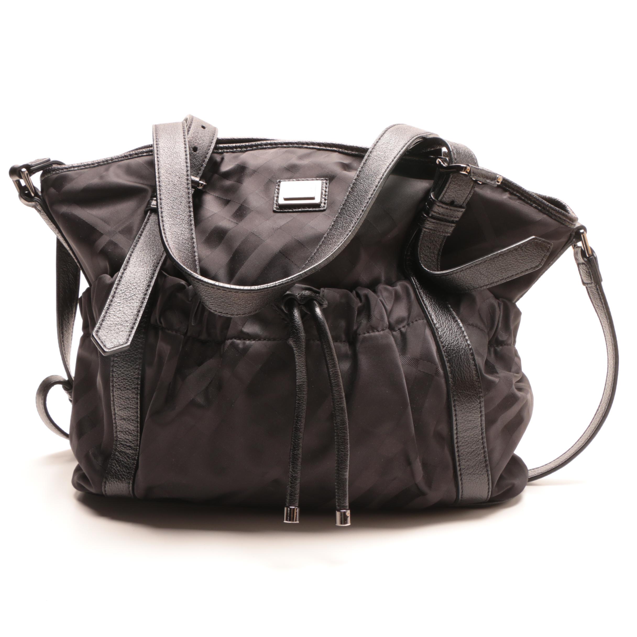 burberry nova check nylon tote