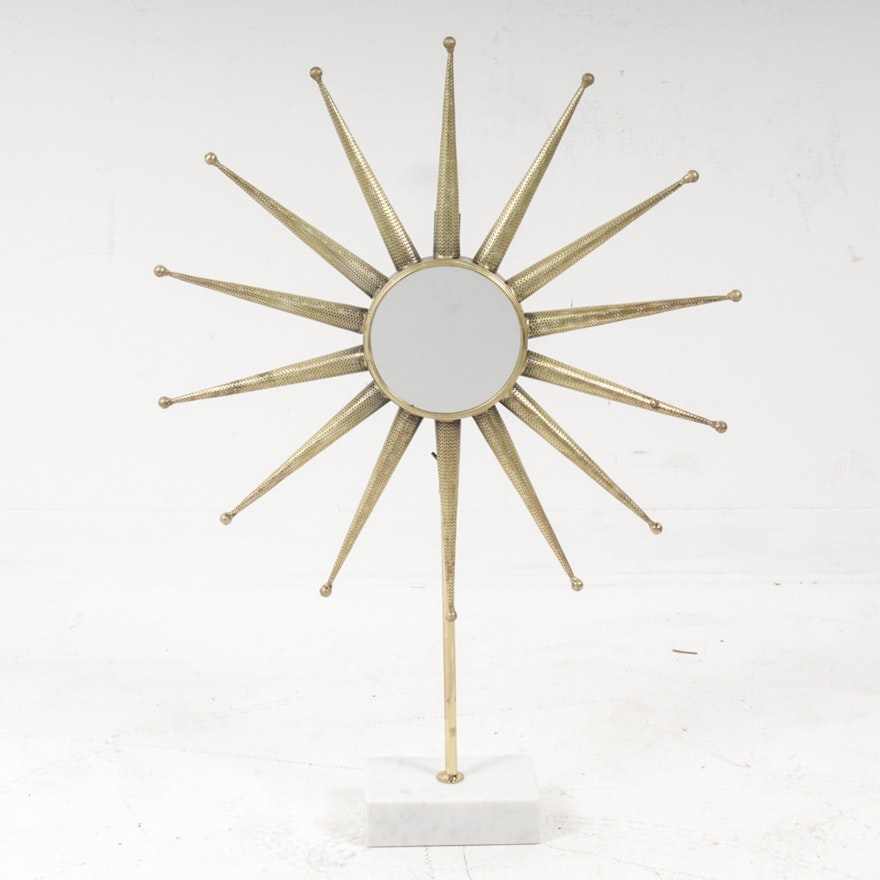 Mid Century Modern Convertible Starburst Mirror Ebth