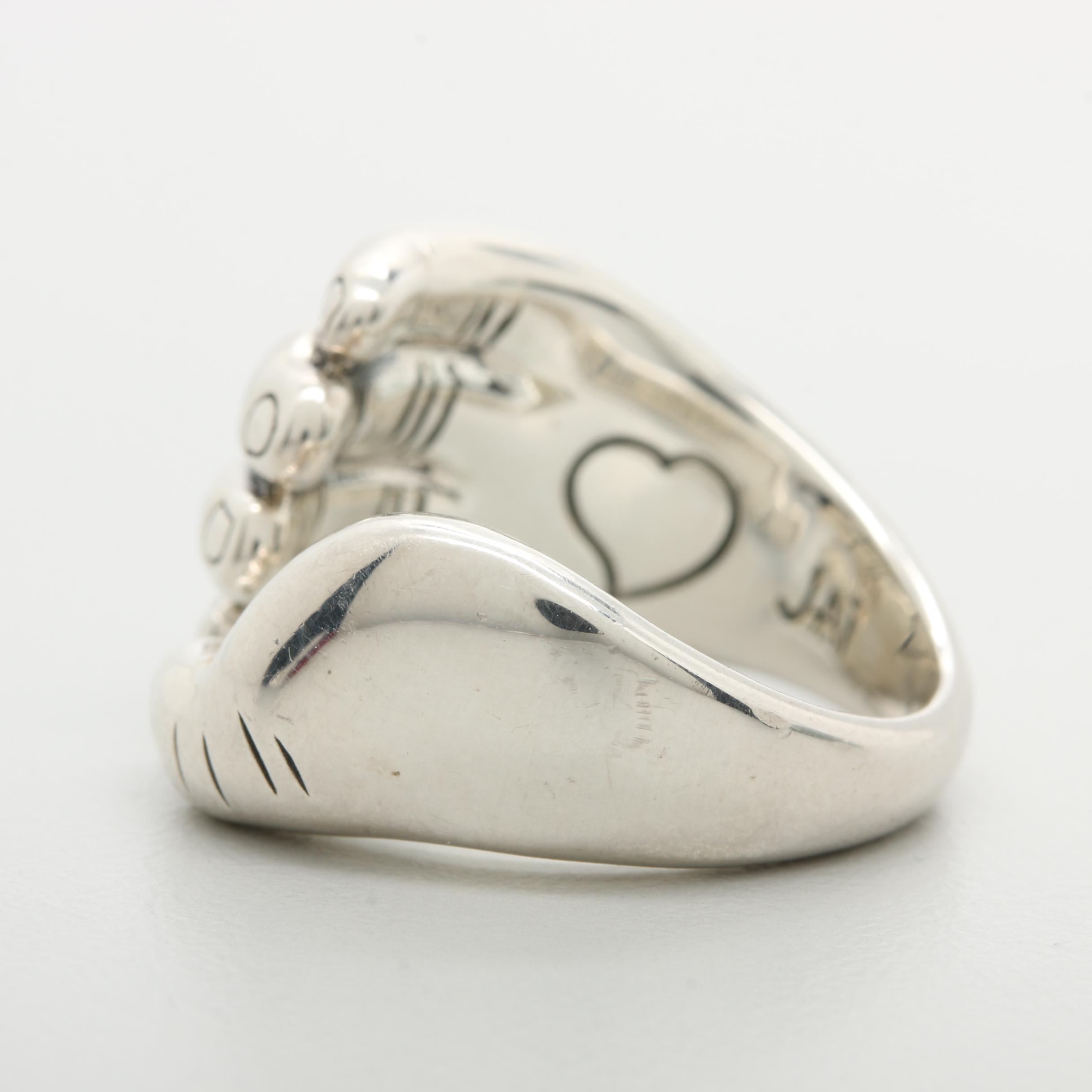 JAI by Scott Grimes Sterling Silver Hand Ring EBTH