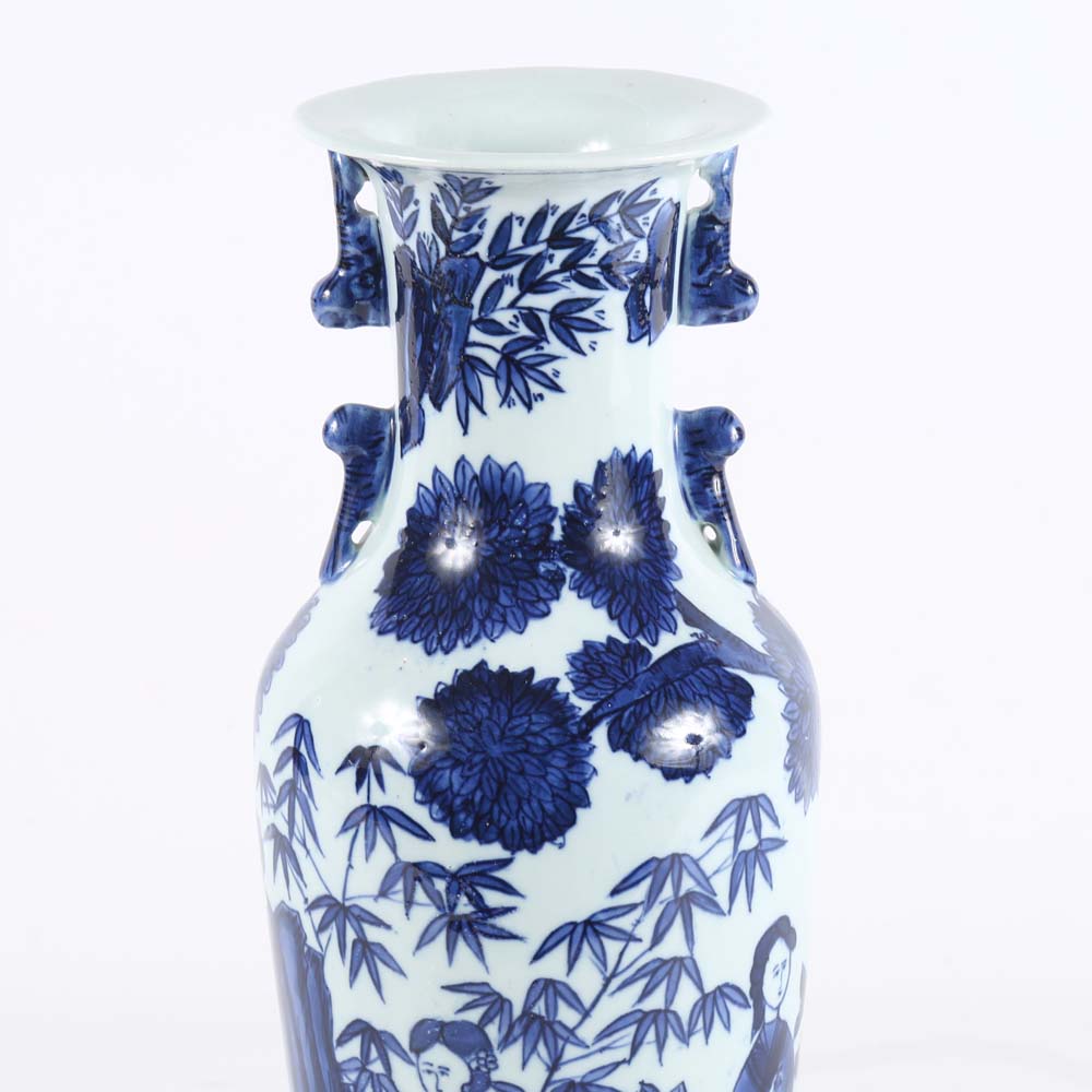 Chinese Blue and White Floor Vases EBTH