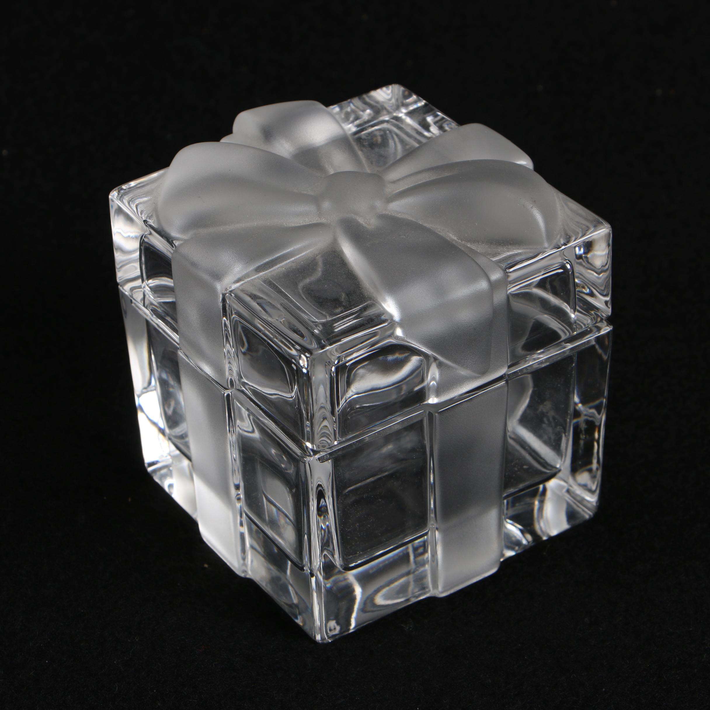Tiffany & Co. Crystal Gift Trinket Box EBTH