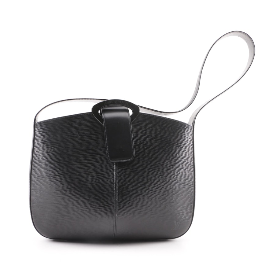 1999 Louis Vuitton of Paris Black Epi Leather Reverie Shoulder Bag | EBTH
