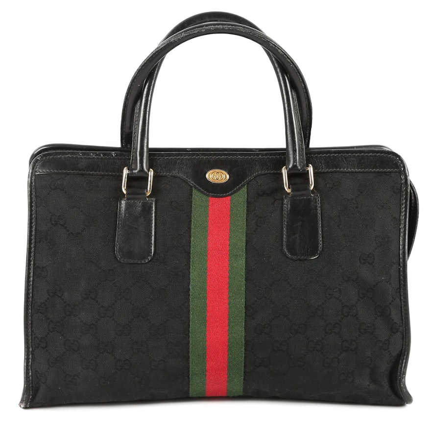 Vintage Gucci Accessory Collection Leather Shoulder Bag Purse 