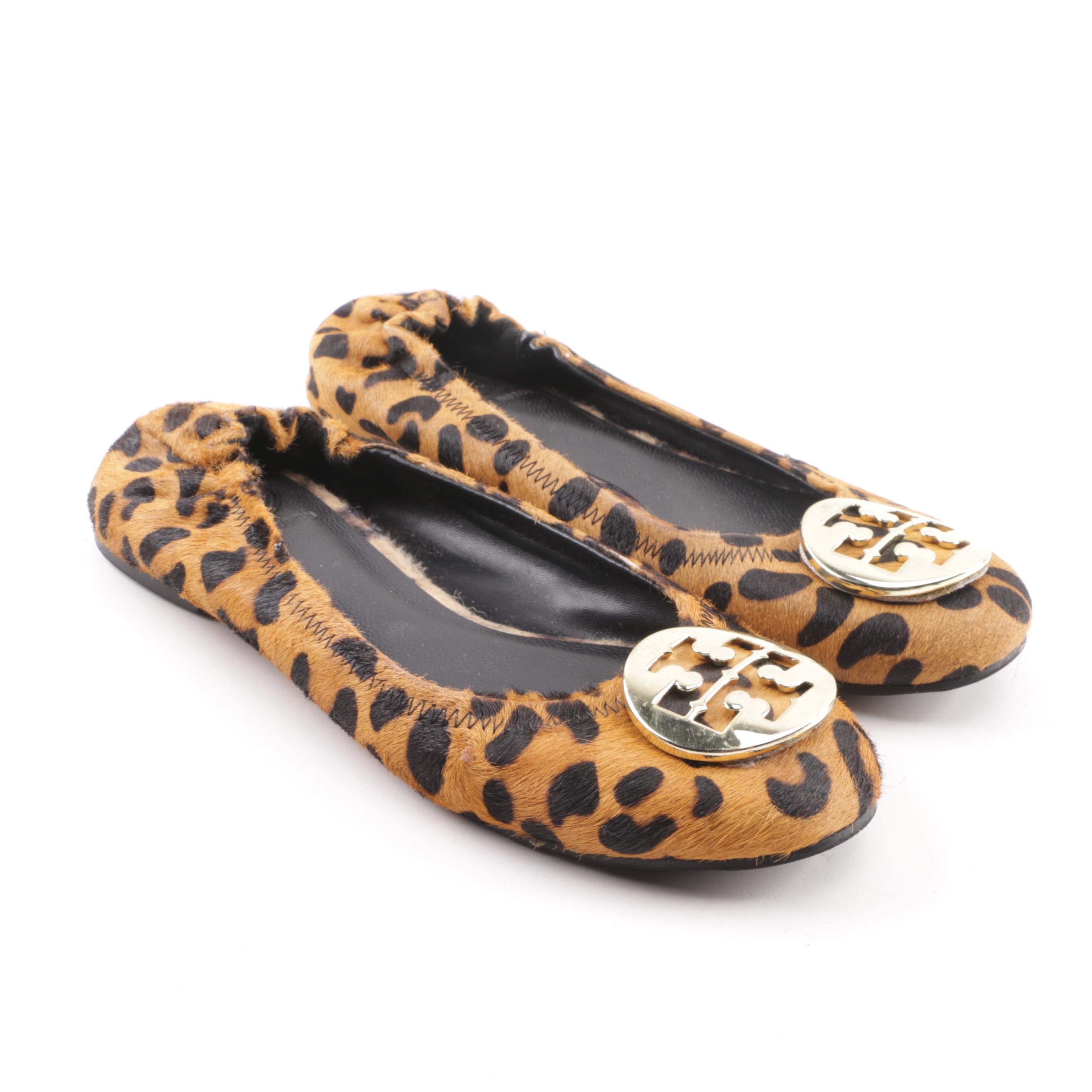 tory burch cheetah print flats