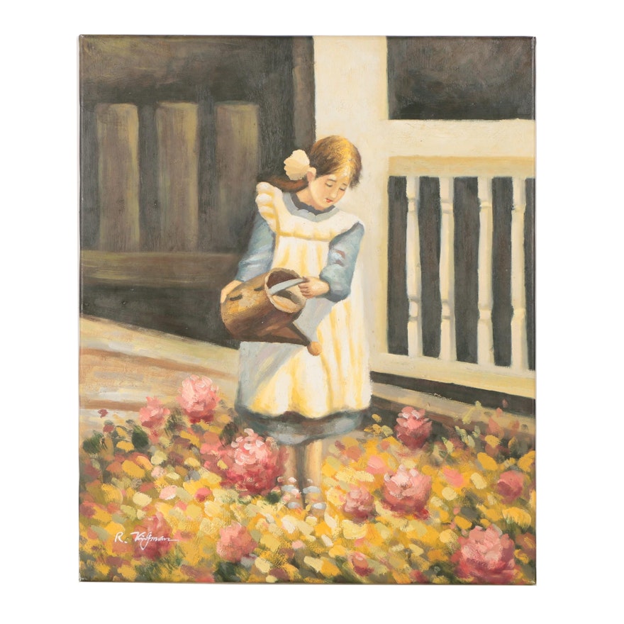 R Kingman Oil Painting Ebth