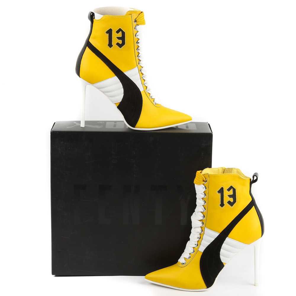 puma high heel sneakers