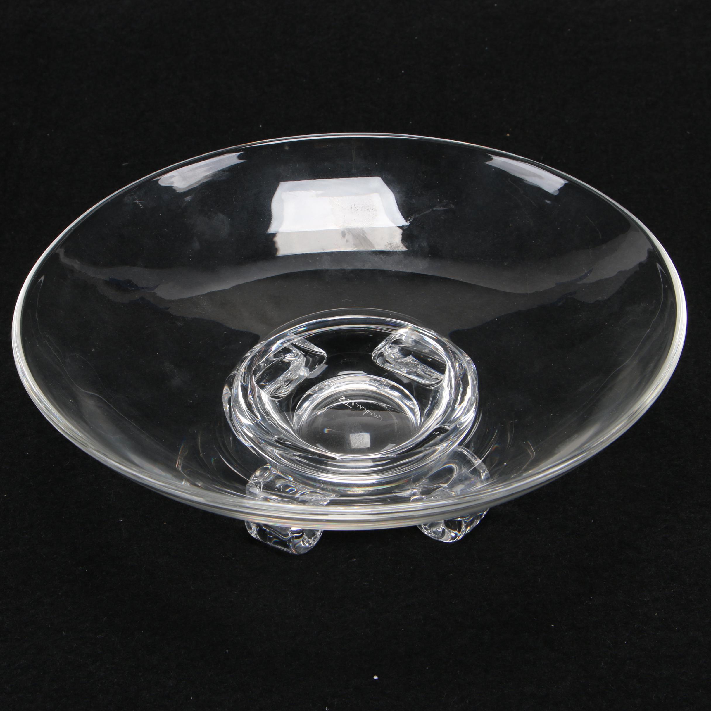 Steuben Glass Footed Bowl EBTH