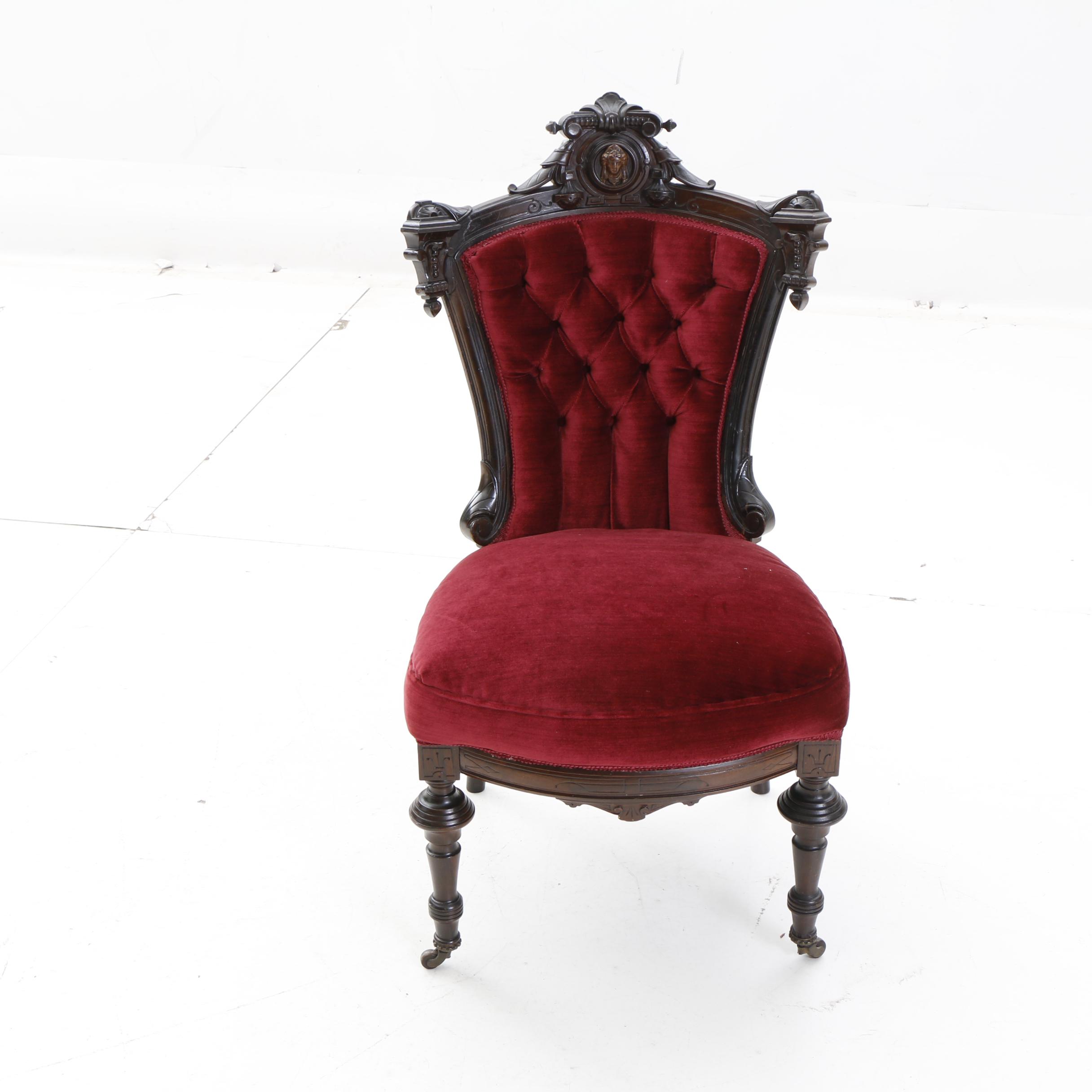 Victorian Settee and Matching Chairs EBTH