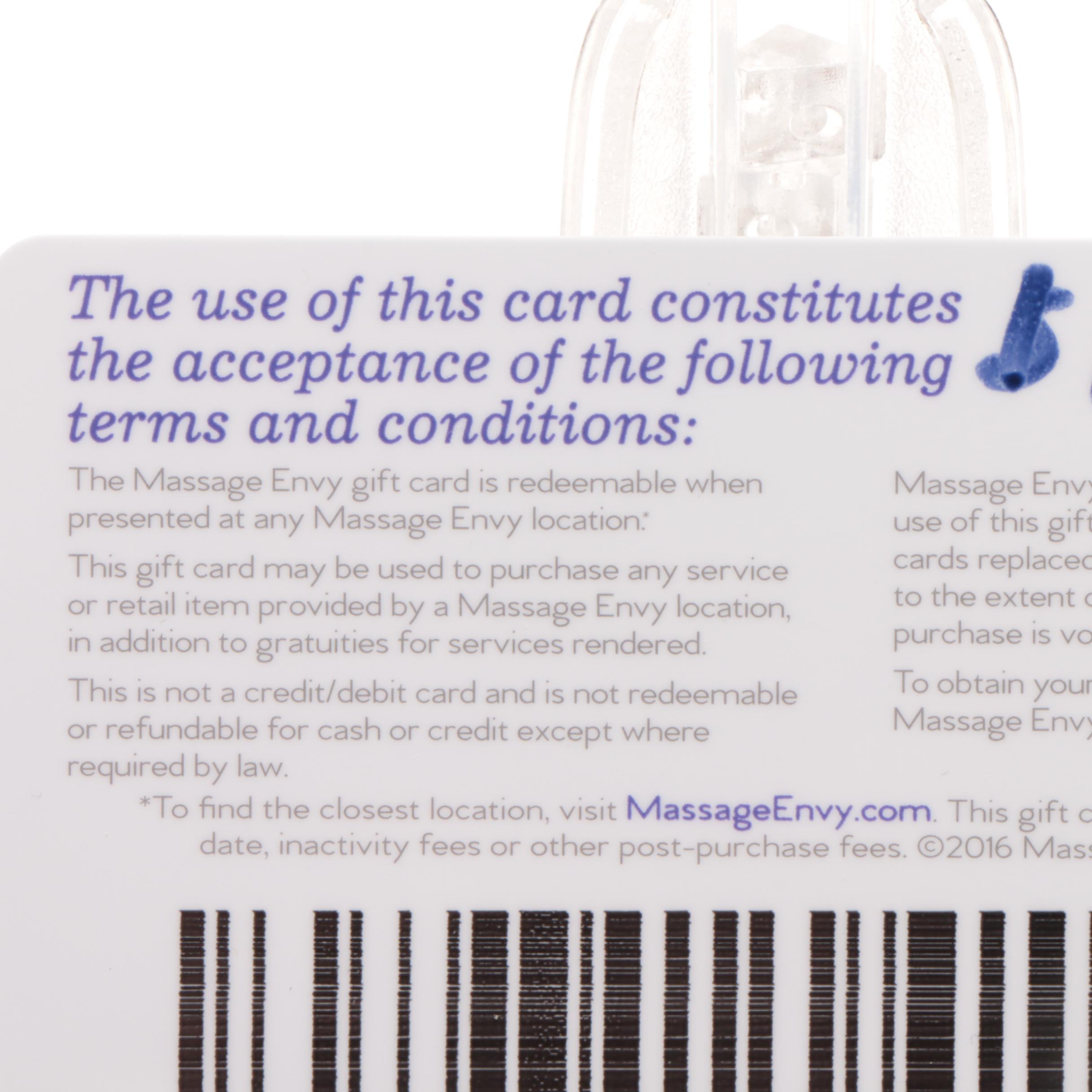 Massage Envy Gift Card EBTH