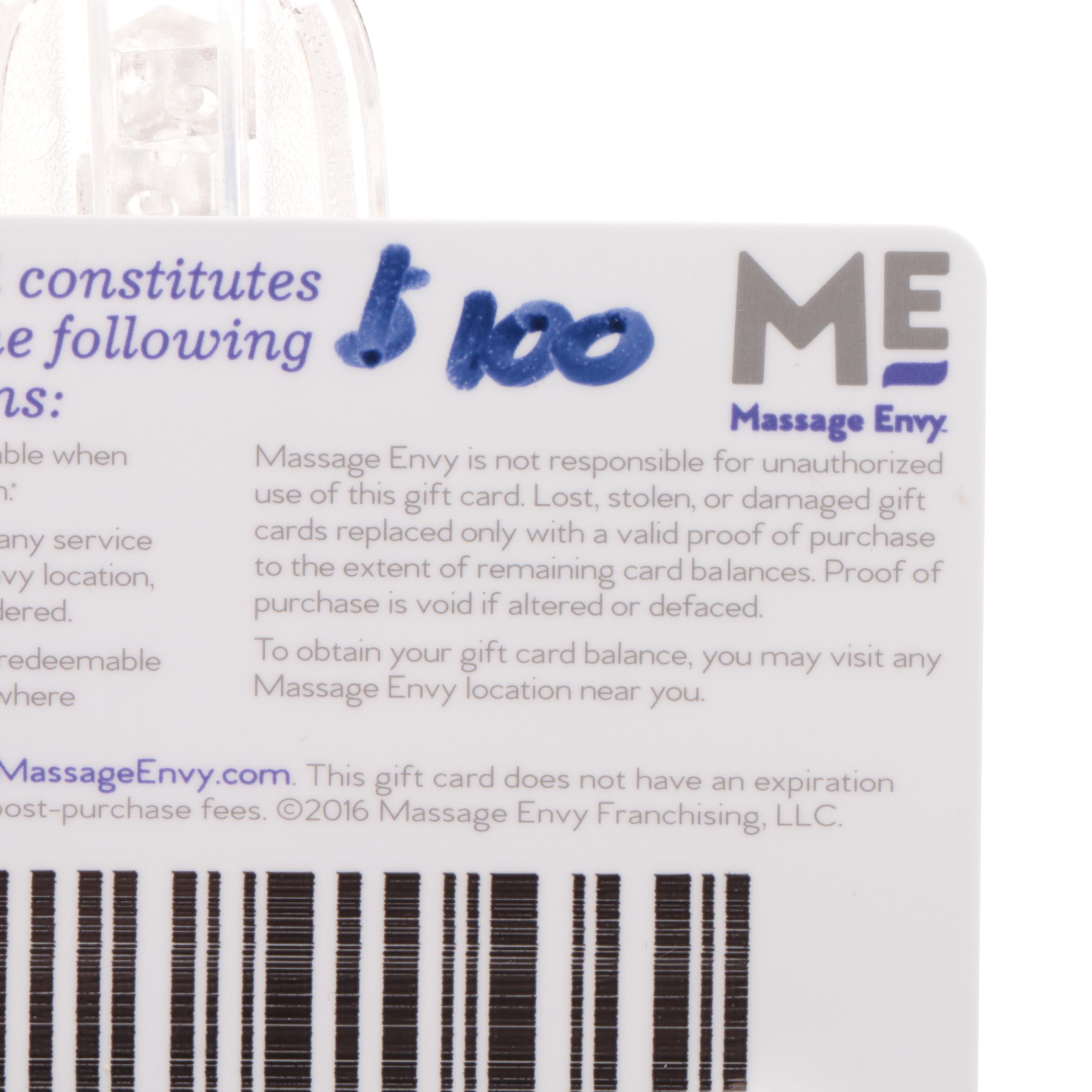 Massage Envy Gift Card EBTH