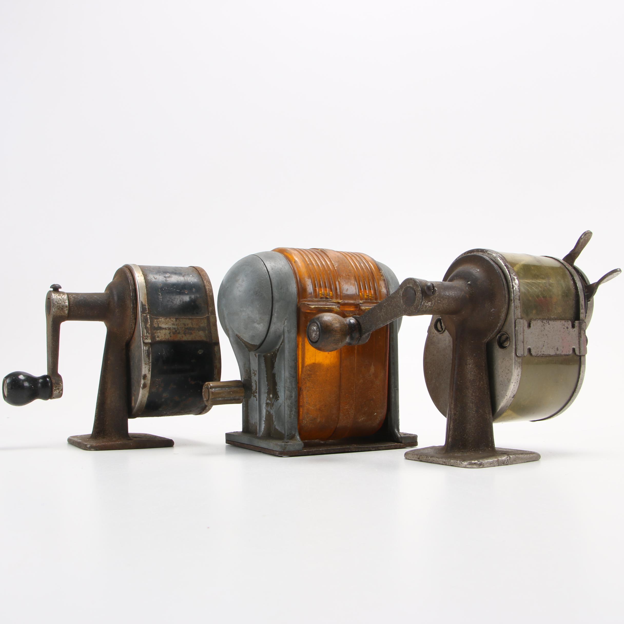 Vintage Wall Mount Pencil Sharpeners featuring Dixon Enduro No. 20 EBTH