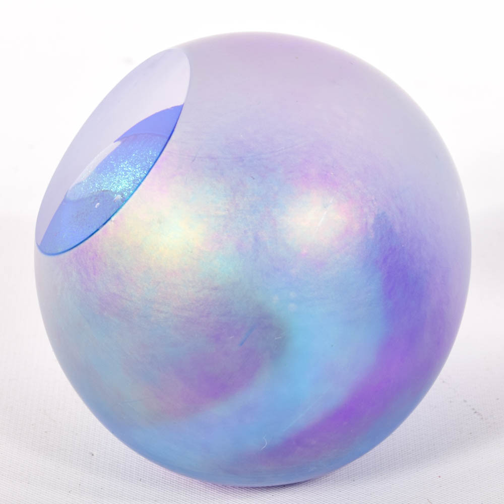 Glass Eye Studio "Neptune" Celestial Series Art Glass Paperweight EBTH