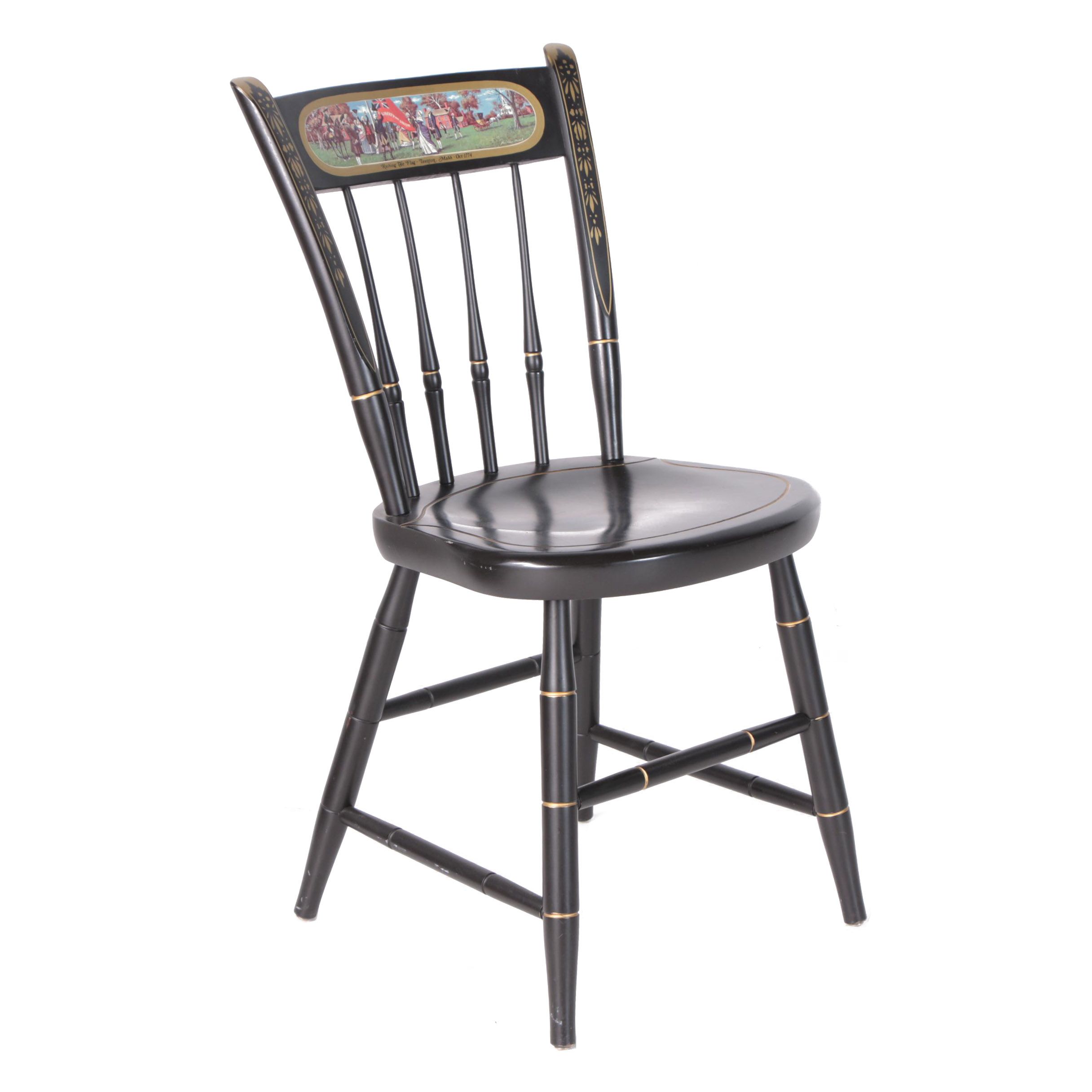 Vintage Hitchcock Style Bicentennial Chair by Nichols & Stone EBTH