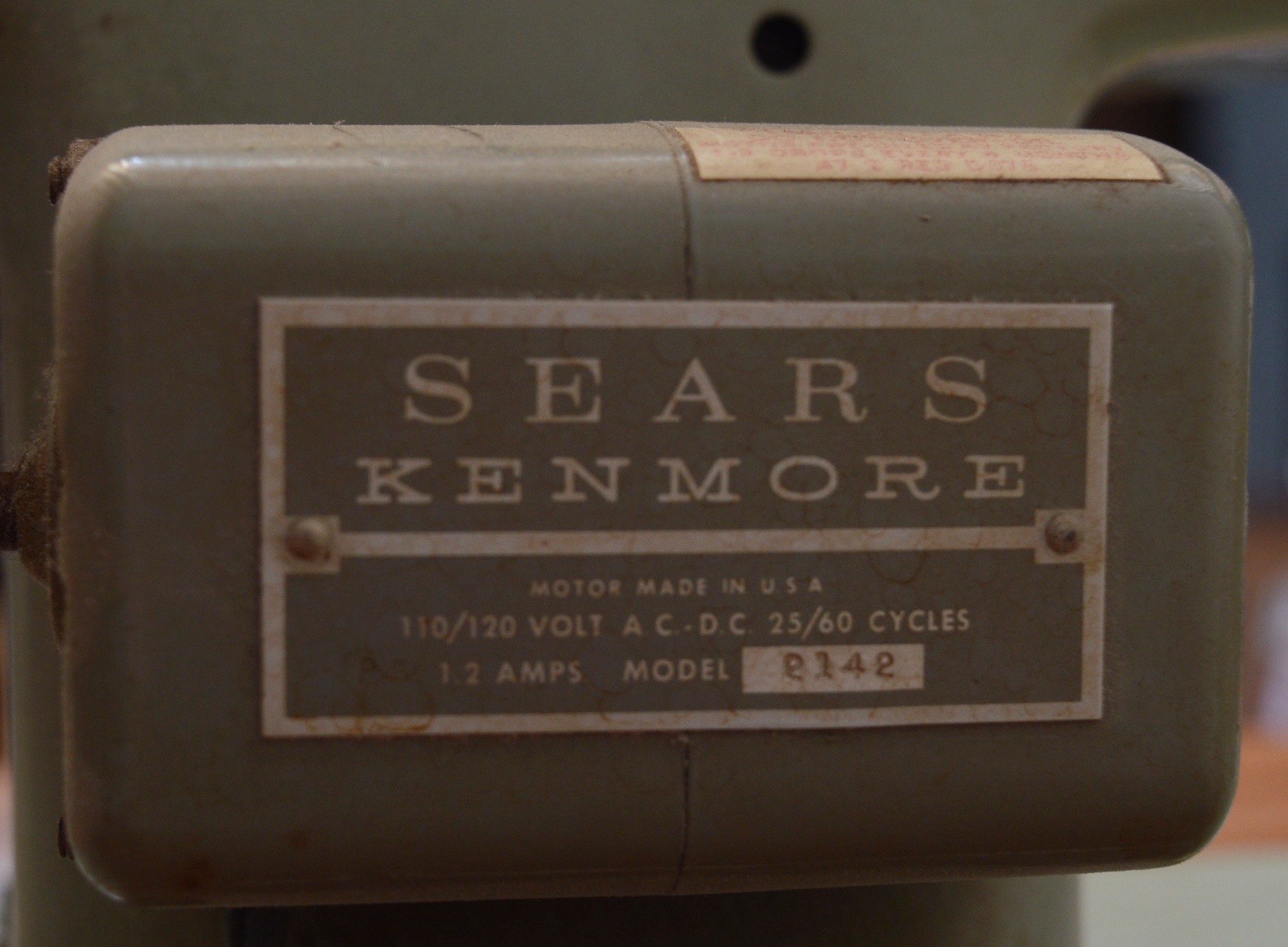 Sears Kenmore Model 2142 Sewing Machine with EBTH