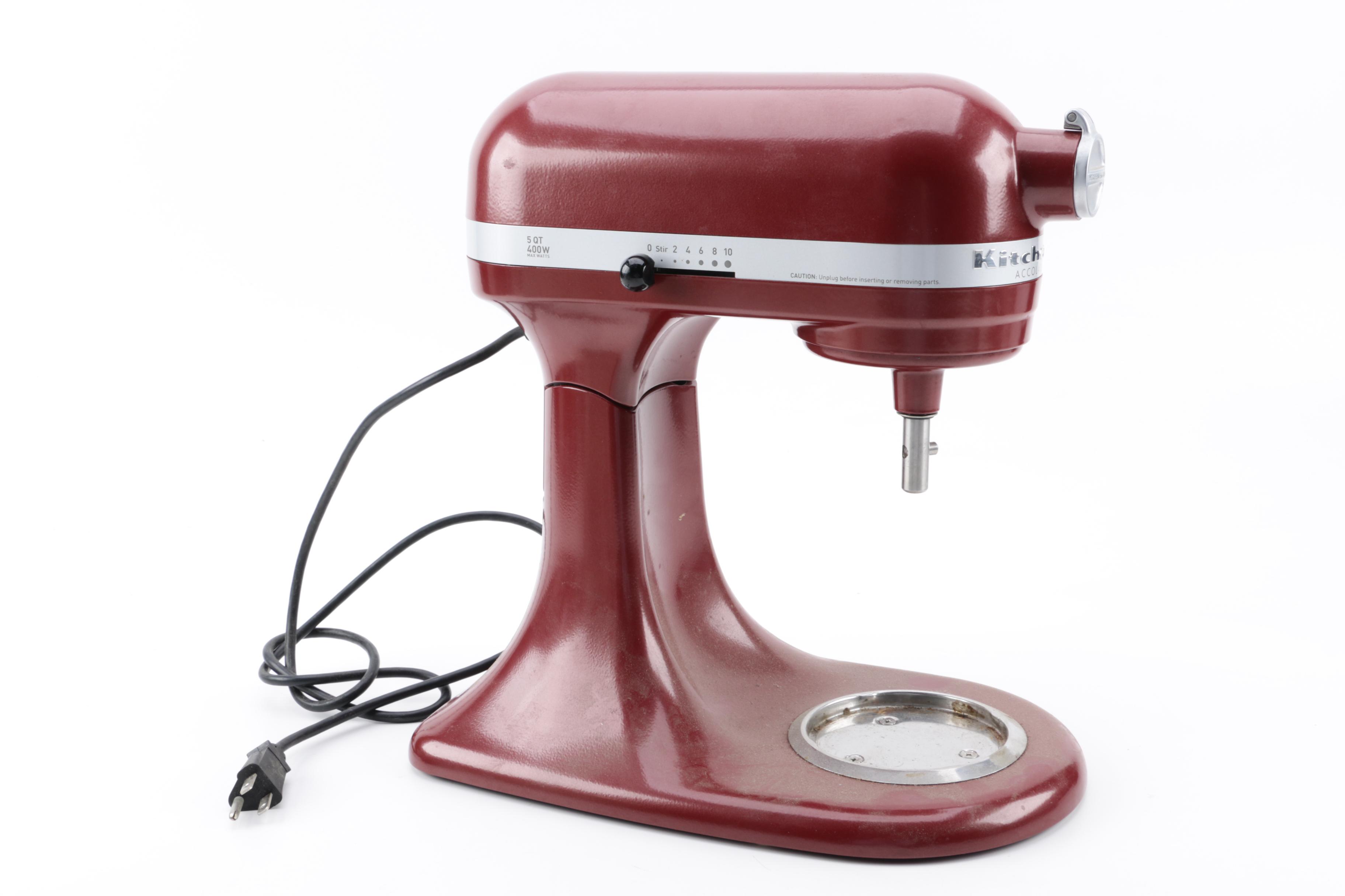 KitchenAid Accolade 400 Five Quart Stand Mixer in Cinnamon EBTH