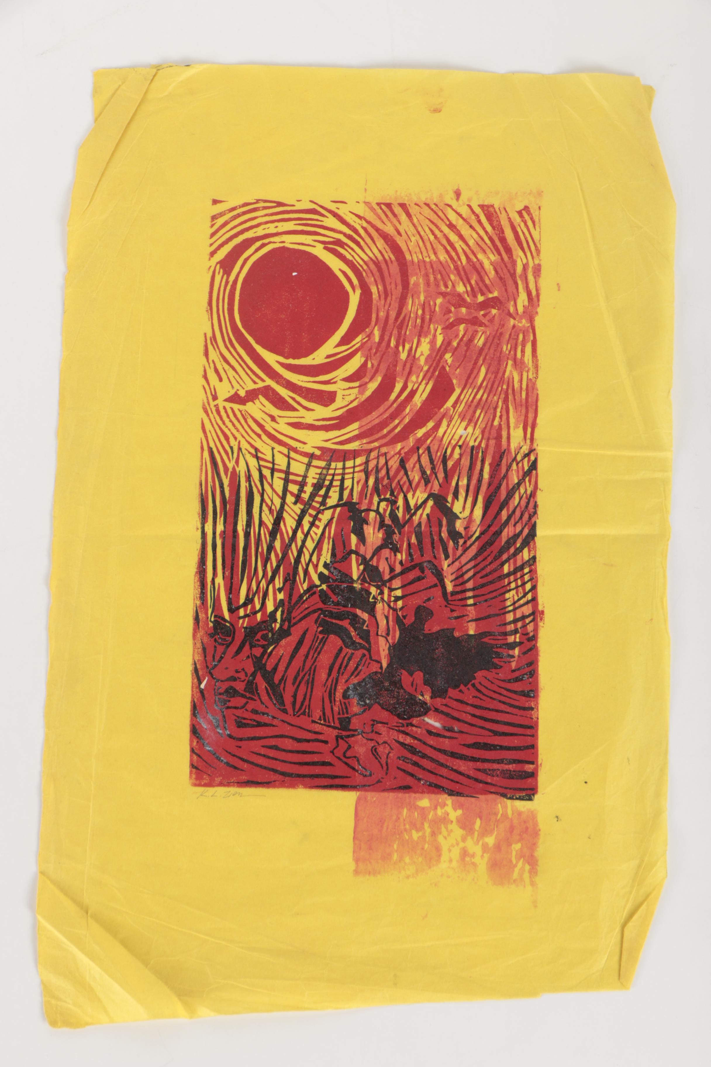 Relief Prints Including Kathleen Zien EBTH