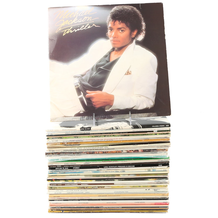 Eclectic Record Collection Featuring Michael Jackson "Thriller"