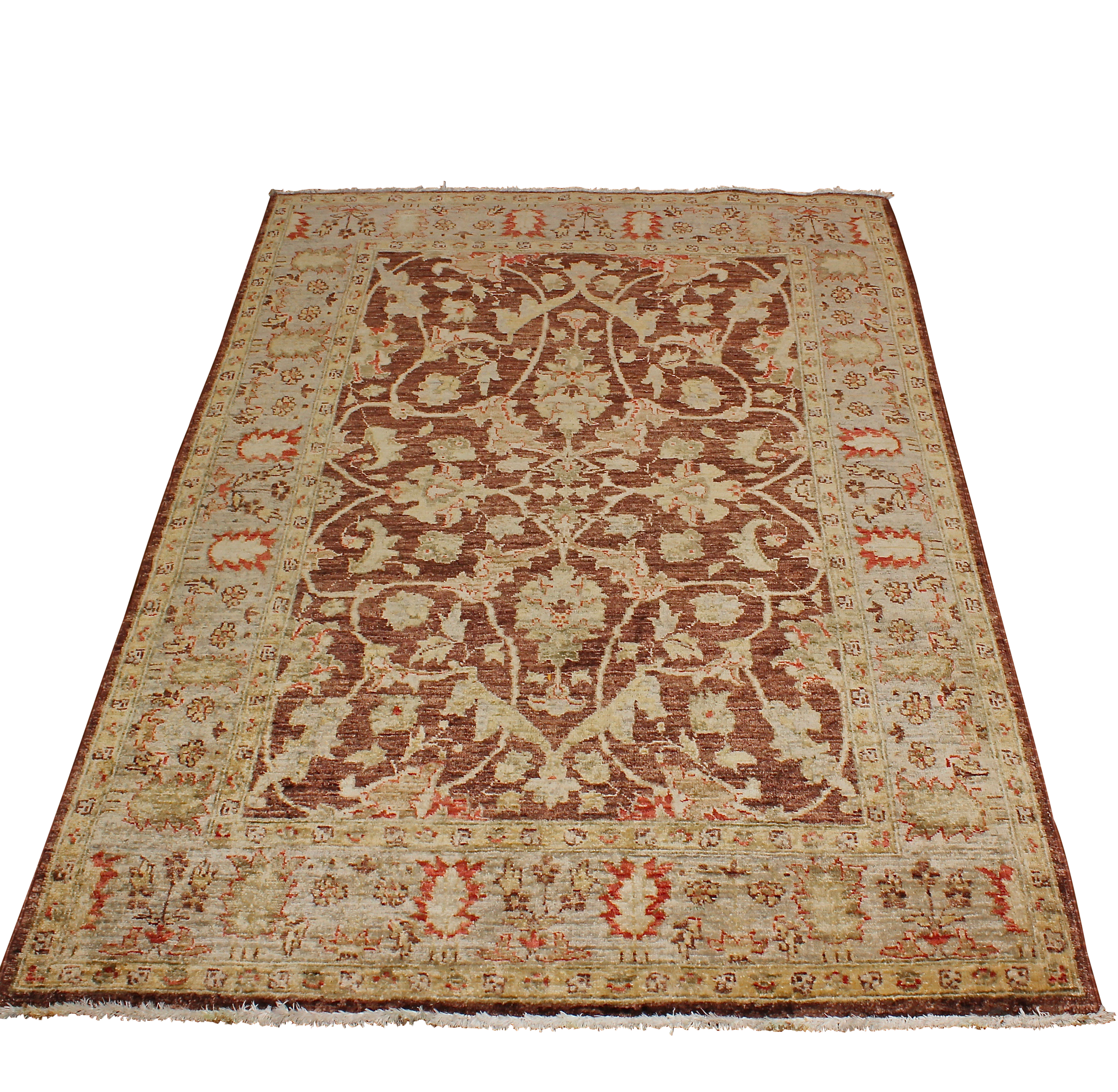 HandKnotted Pakistani Wool Accent Rug EBTH