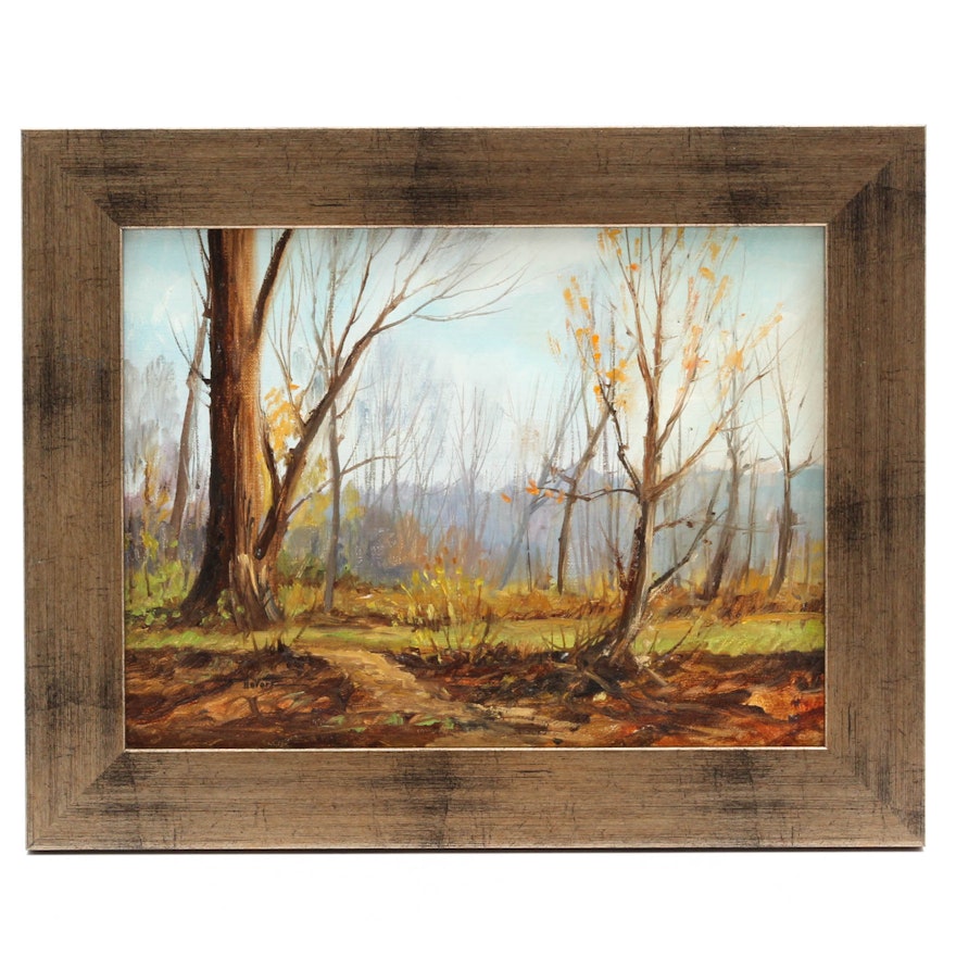 James DeVore Oil Landscape Painting
