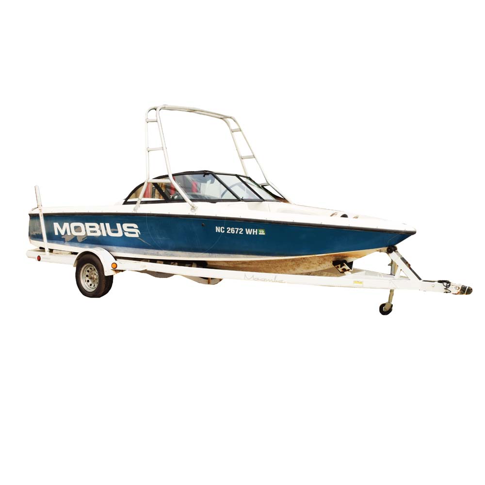 1999 Moomba Mobius 21Foot Ski Boat and Boatmate Trailer EBTH