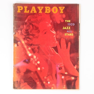 Ex-Libris Jack Bradley 1959 "Playboy" with Jazz All Stars Feature