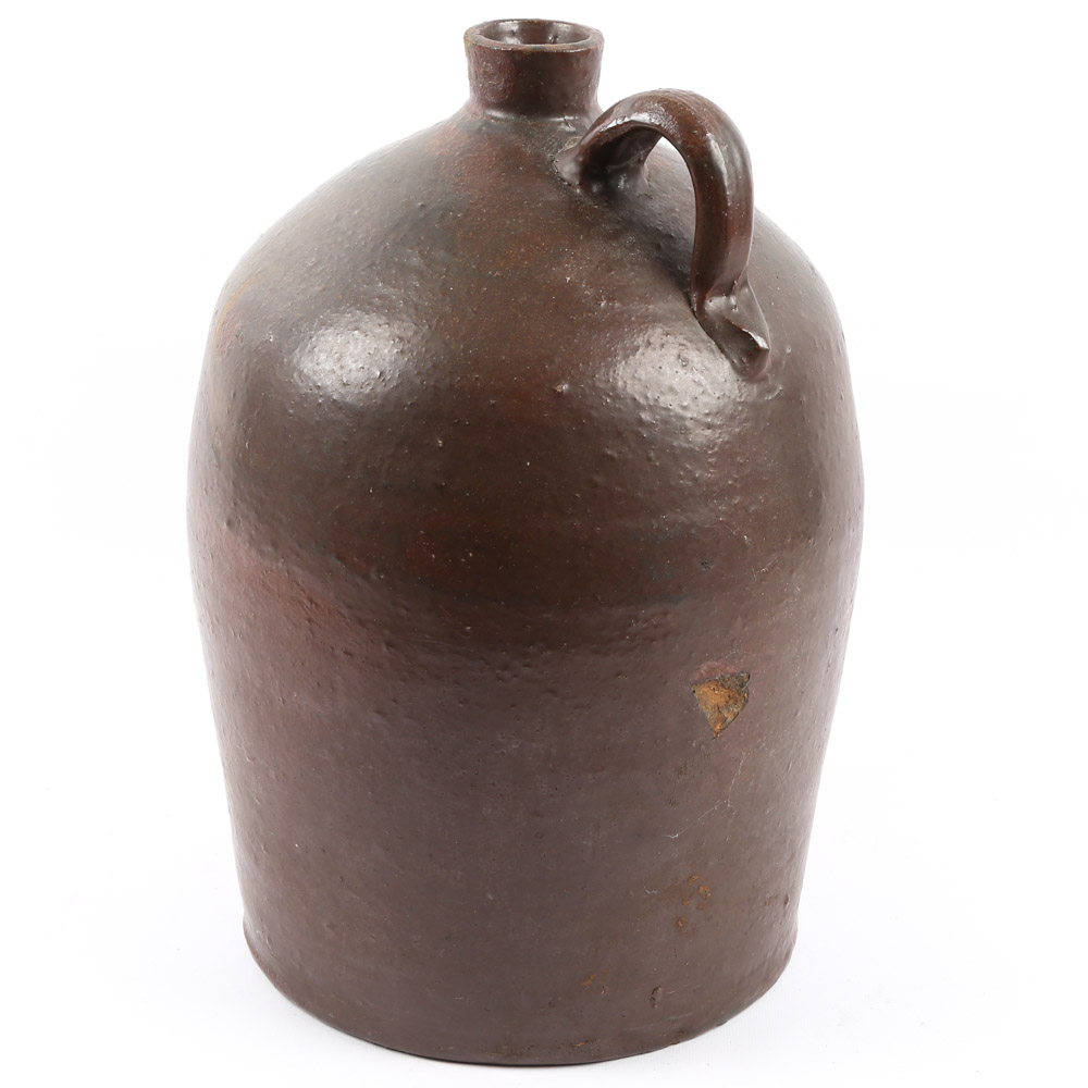 Antique North Carolina Catawba Pottery Jug EBTH