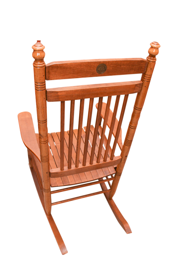 Cracker Barrel Slat Seat Rocking Chair EBTH