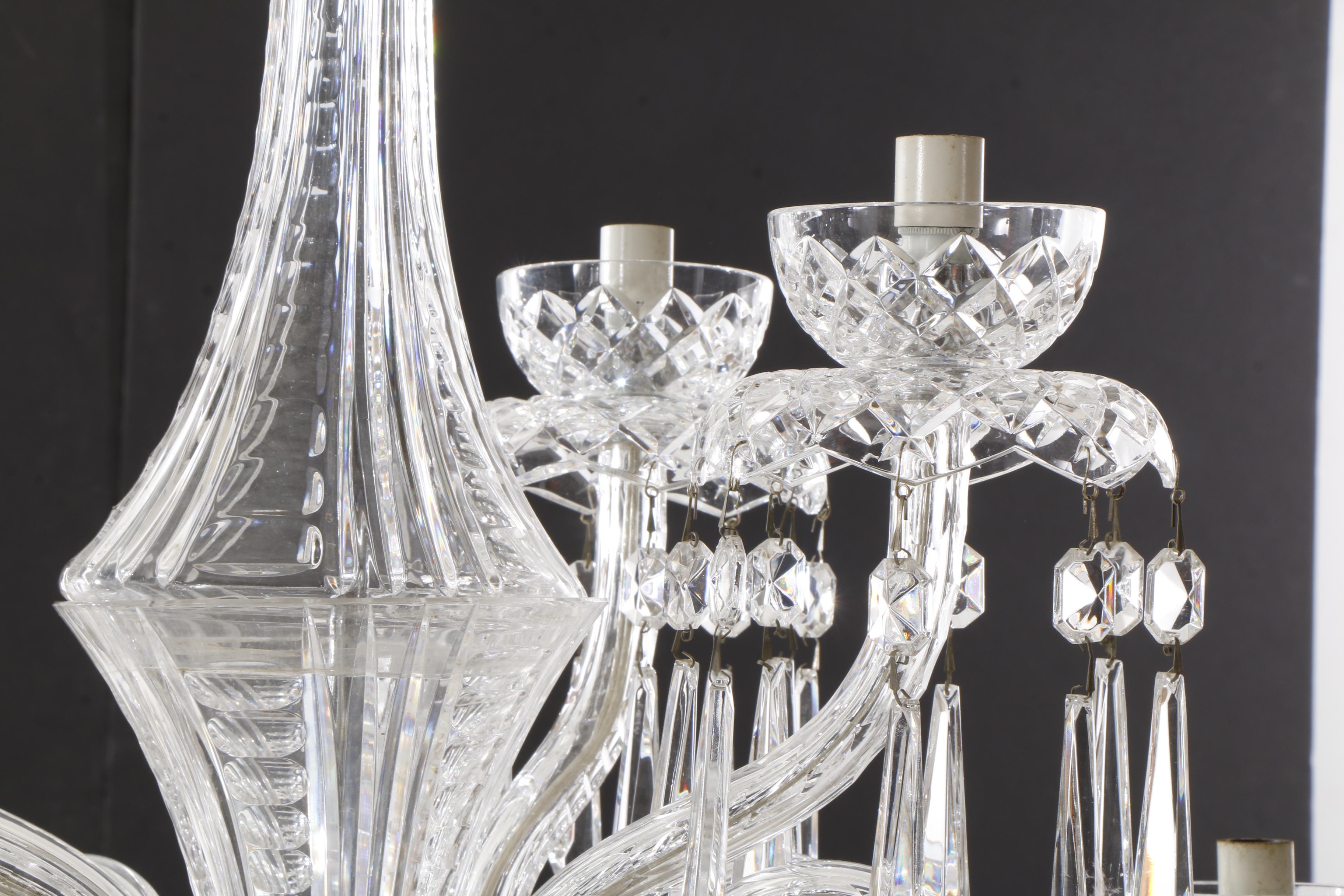 Waterford Crystal "Powerscourt" Twelve Light Chandelier EBTH