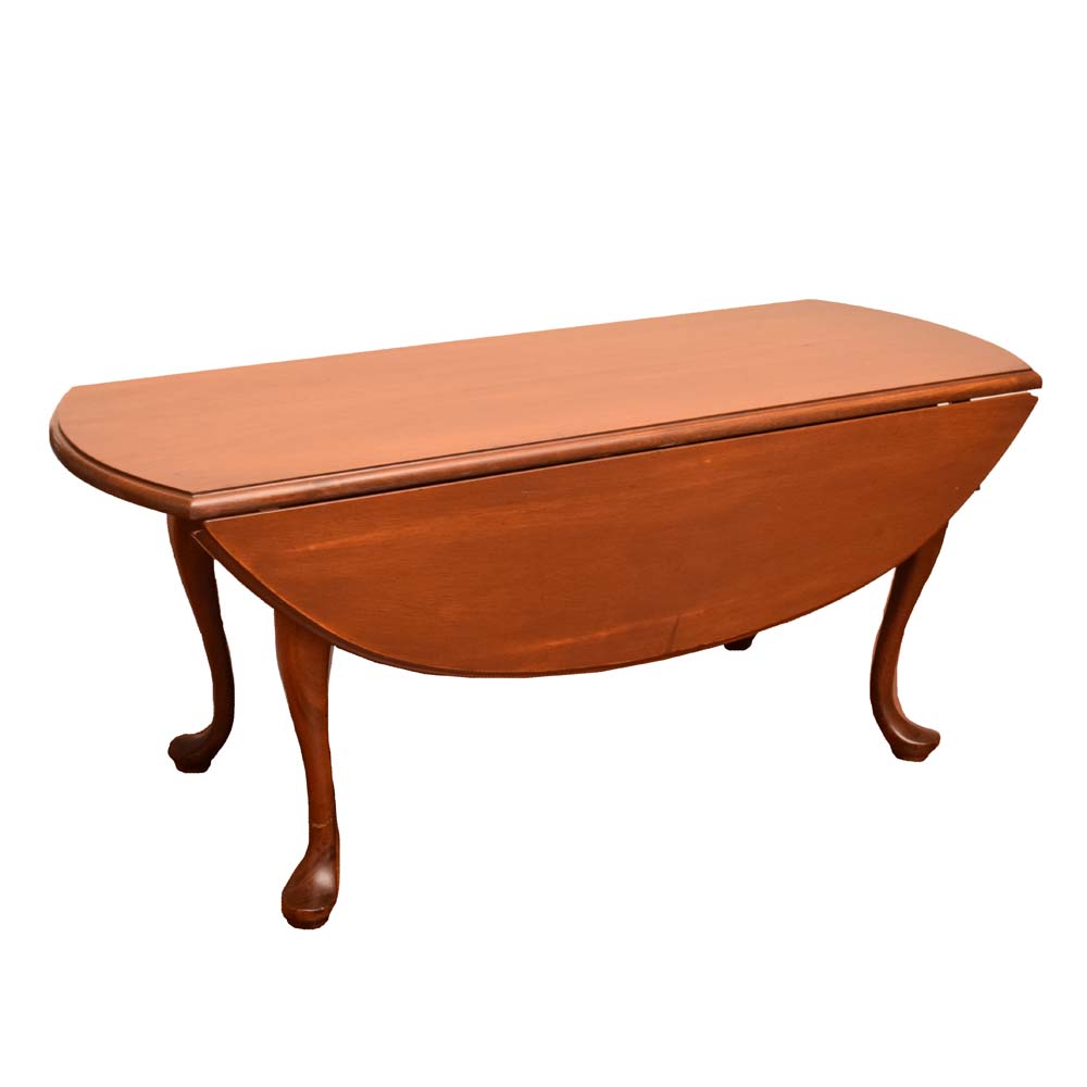 Queen Anne Style Drop Leaf Coffee Table EBTH