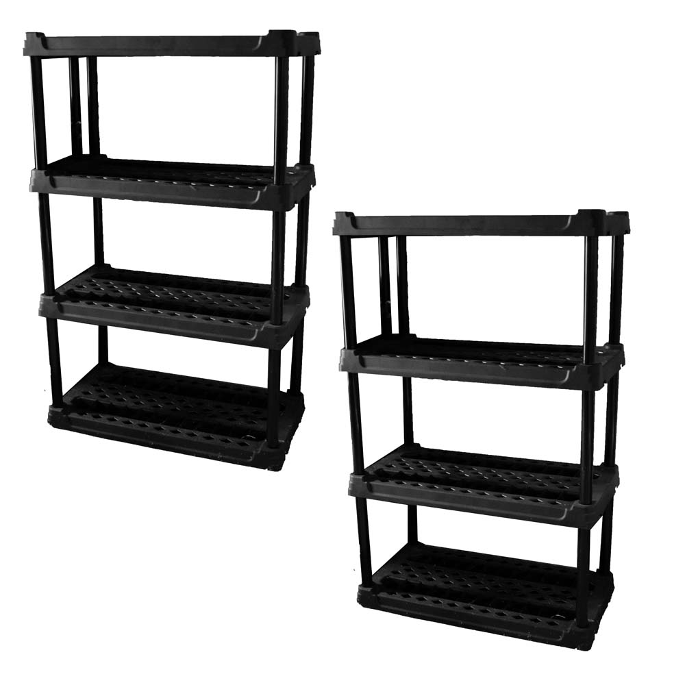 Pair of Plastic Shelving Units EBTH