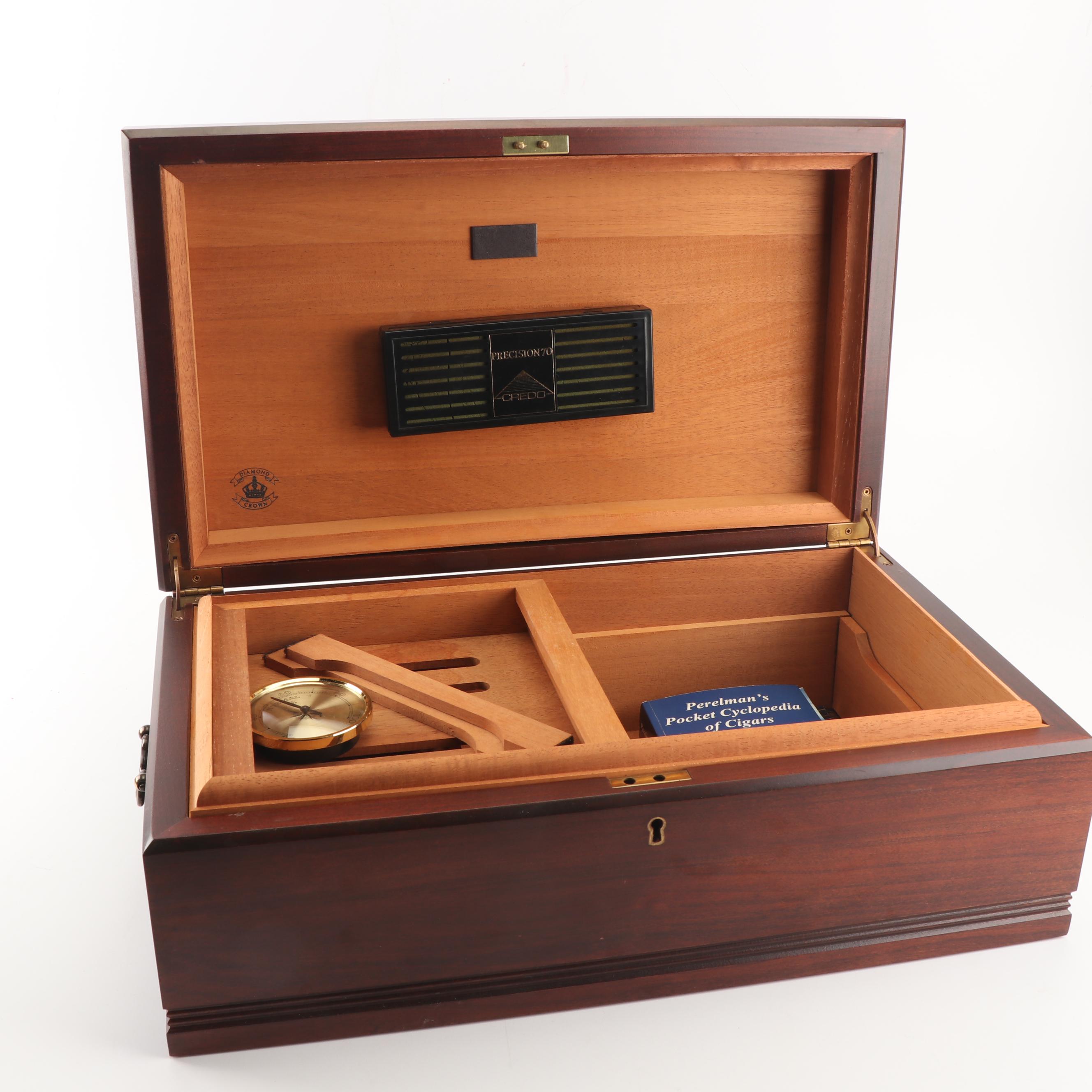 Reed & Barton Diamond Crown Humidor EBTH
