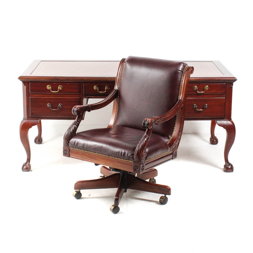 Sligh Furniture Ellis Line Executive Desk And La Z Boy Executive