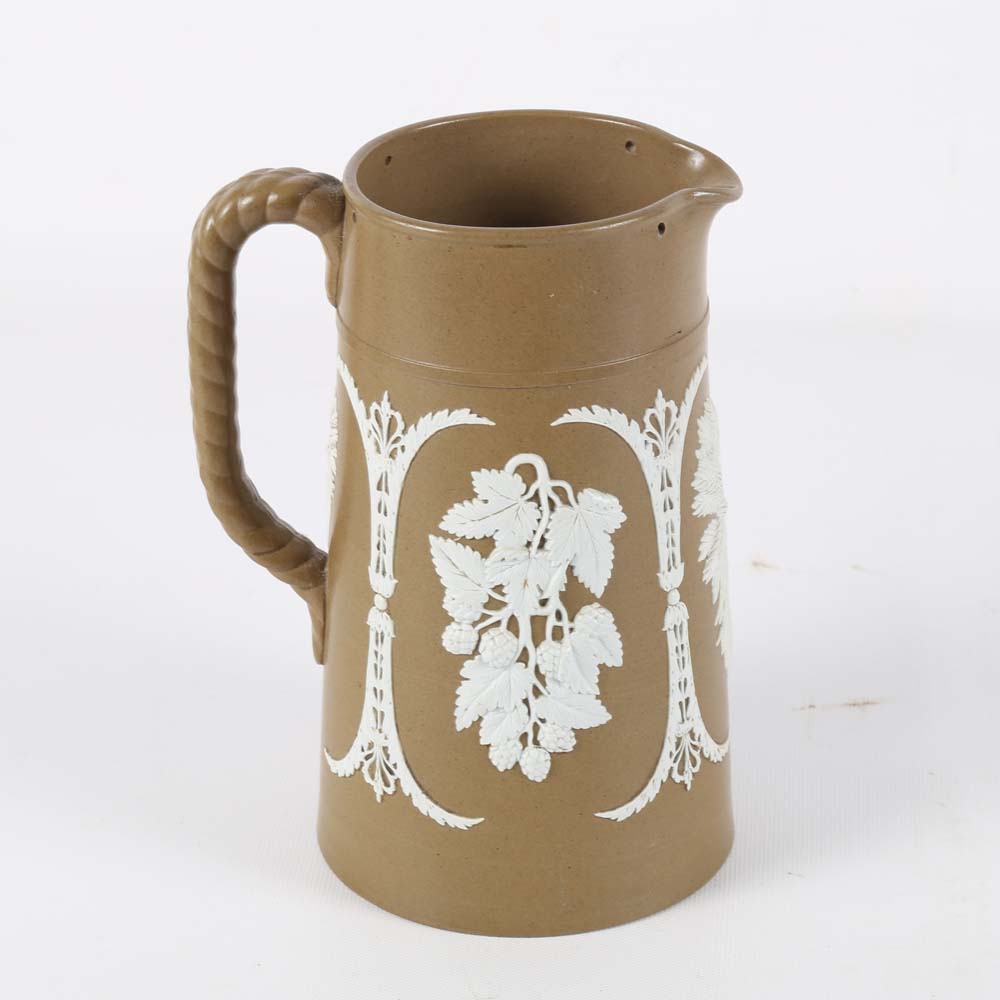 Antique and Vintage Earthenware Jugs featuring Cobridge "Hampton" EBTH