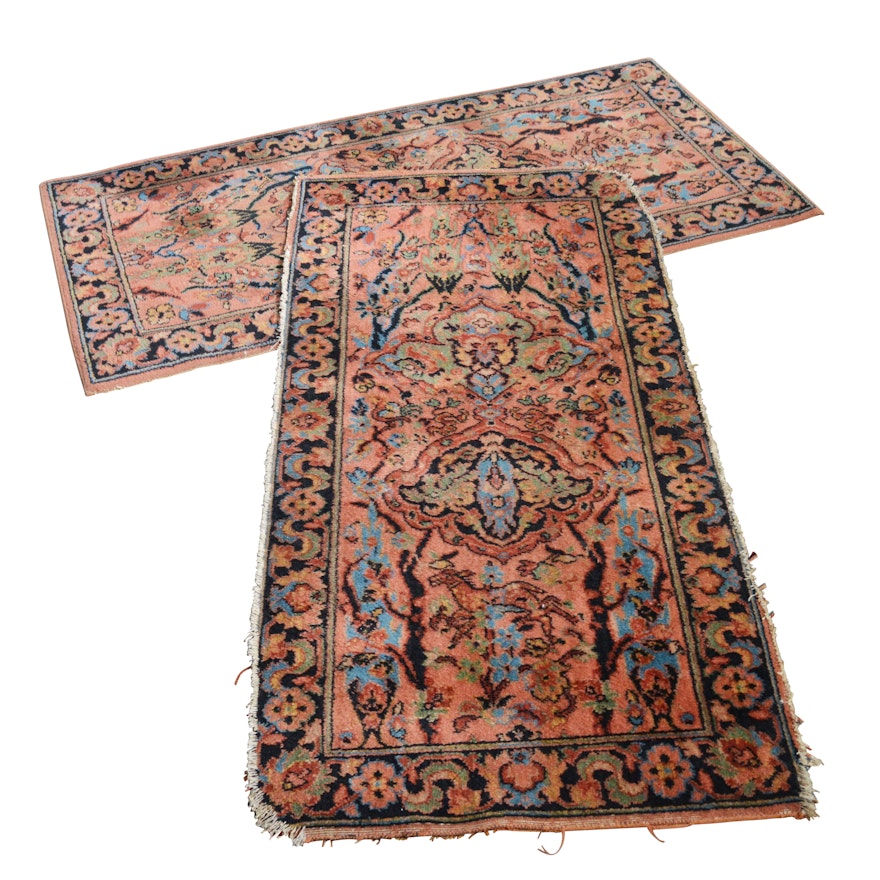 Machine-Woven Persian Style Wool Accent Rugs