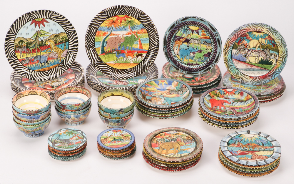 Penzo Zimbabwe HandPainted Pottery EBTH