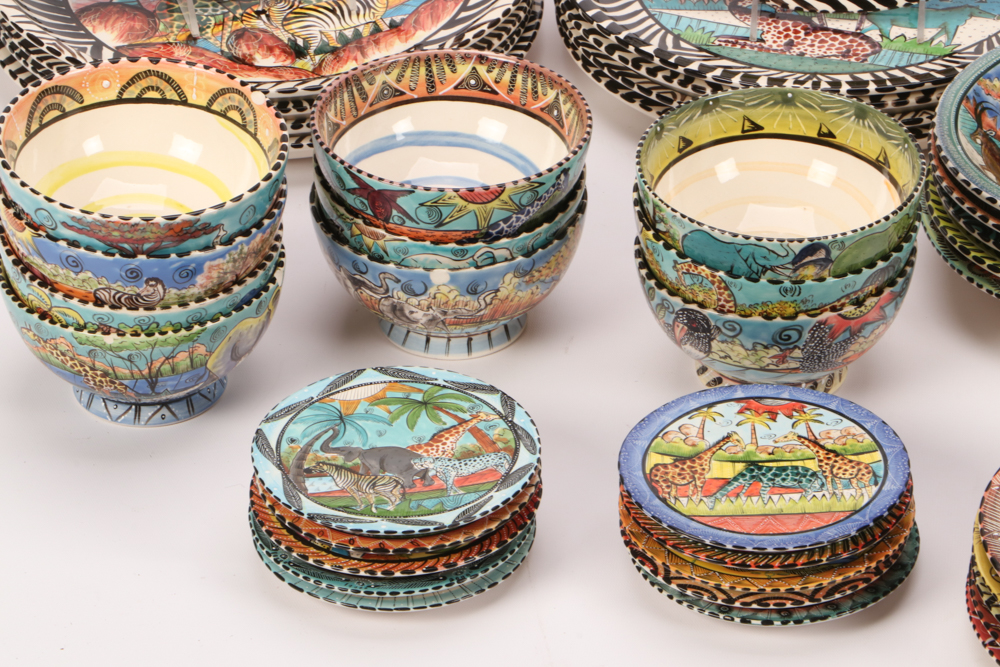 Penzo Zimbabwe HandPainted Pottery EBTH