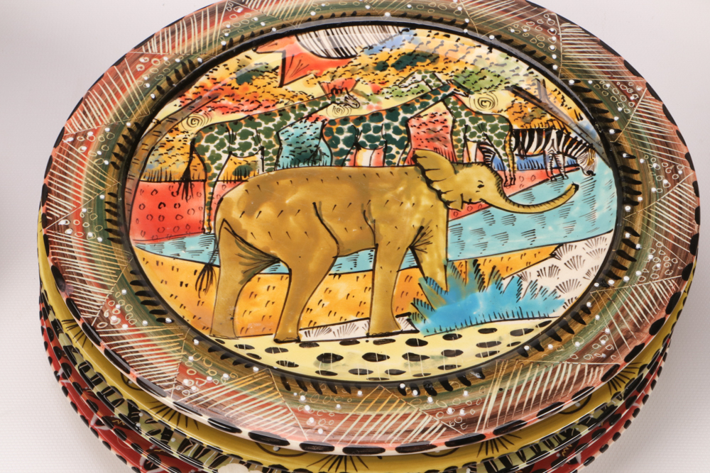 Penzo Zimbabwe HandPainted Pottery EBTH