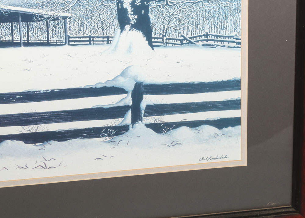 Offset Lithograph After Bob Timberlake "Winter's Gift" EBTH