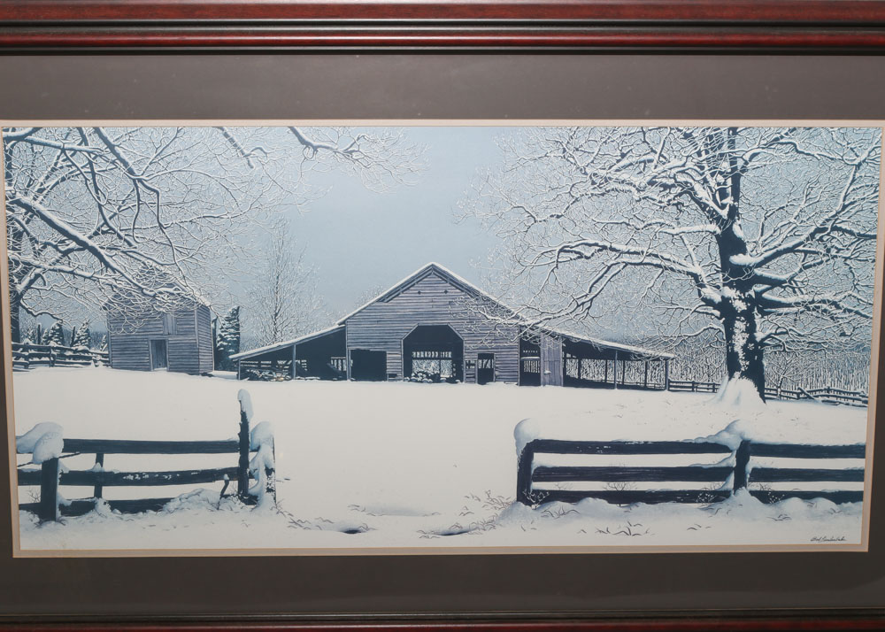 Offset Lithograph After Bob Timberlake "Winter's Gift" EBTH