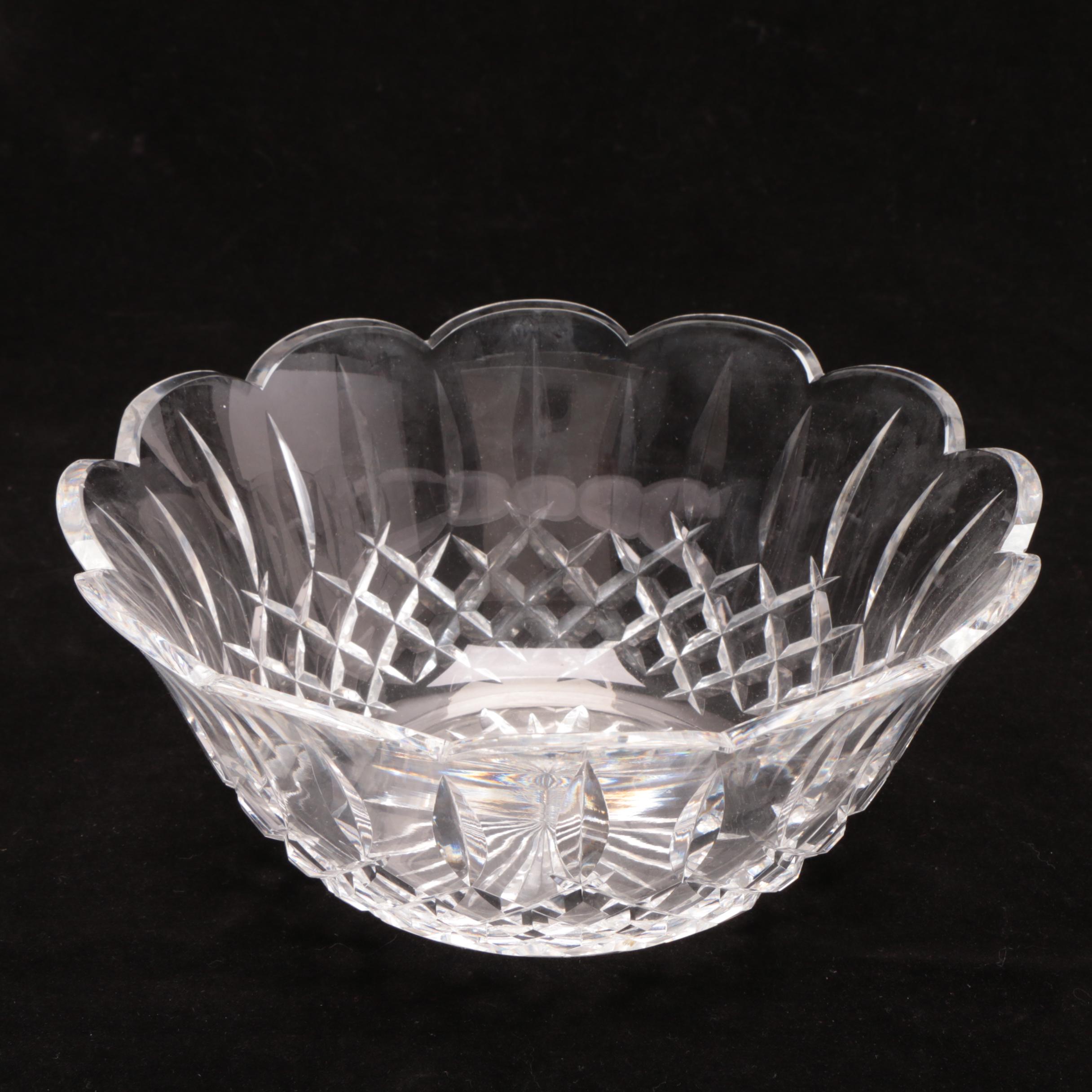 Waterford Crystal Scalloped Bowl EBTH